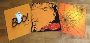 Fall Halloween BooGhost Pumpkin FrontBack Cover Set 4 use w Erin Condren Planner - Picture 1 of 3