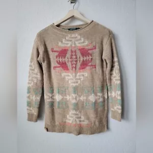 Lauren Ralph Lauren Damen Azetec Southwestern Pullover Gr. XSP - Bild 1 von 8