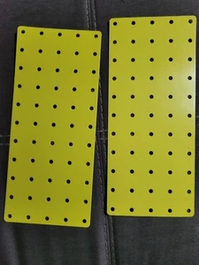 1977 Riviton 300 Master Set - Spielteile 2 gelbe 5x11 Lochplatten nur! FÜR TEILE - Bild 1 von 6