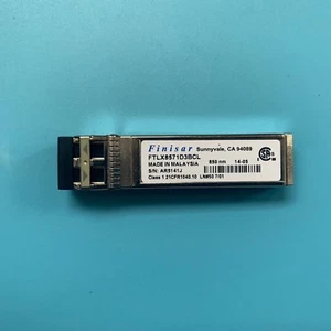 Finisar FTLX8571D3BCL SFP+SR/SW 10Gb/s 850nm Multimode SFP+ Transceiver - Picture 1 of 4