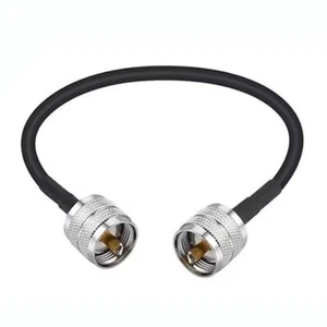 UHF PL259 Male to UHF Male UHF Male to Male Connector - Zdjęcie 1 z 10
