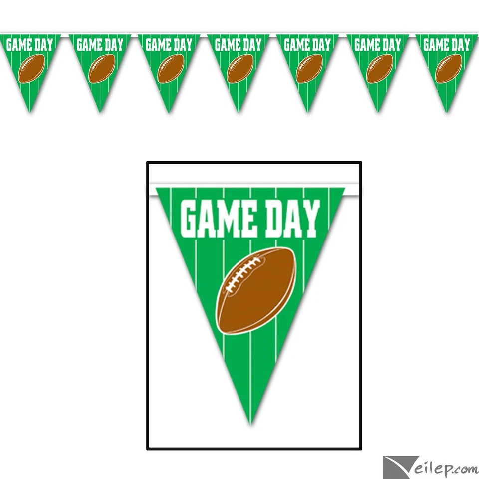 Banderín Beistle Fútbol Fiesta Día del Juego Decoración 12' Plástico Banner, Verde... Foto 1 de 1