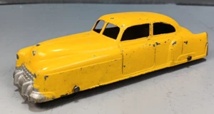 Vintage Tootsie Toy Metal 1948-49 Cadillac, Yellow, 6” - Picture 1 of 5