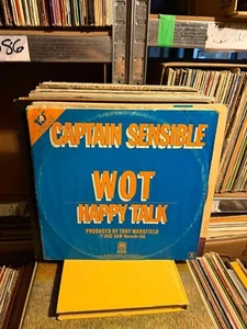 Captain Sensible - Wot / Happy Talk Vinyl Schallplatte LP Sehr guter Zustand + AB87 - Bild 1 von 2