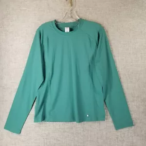 RIPZONE Shoreline Long Sleeve Swim Shirt Rashguard Womens *M-XL Bottle Green NWT - Picture 1 of 11
