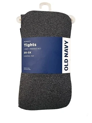 Medias Old Navy para mujer con control liso gris talla XS-S M-L o 2X-3X Foto 1 de 2