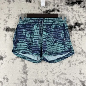 Athleta Girl All Play Shorts Girls Size Extra Large Blue Performance Stretch - Picture 1 of 11