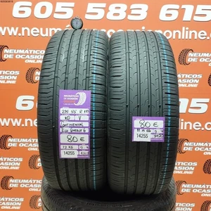 2x 235 55 R18 100V CONTINENTAL ECO CONTACT6 5.7/5.7MM REF. 14255 - Imagen 1 de 8