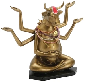 Cowparade - Gala Night Buda vaca vaca 47752Figura escultura 18905 - Imagen 1 de 6