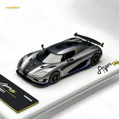Guo Ji Agera RS - Matte Silver Gray 1:64 - Image 1 of 4