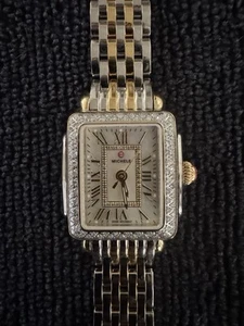 Michelle Deco MINI Madison Diamond 2/Tone 18K Gold Plated Uhr MWW06D000172 - Bild 1 von 9