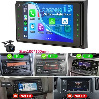 Android/Apple Carplay Radio Stereo For Nissan Frontier Versa March Quest 2013-19 - Image 1 of 4