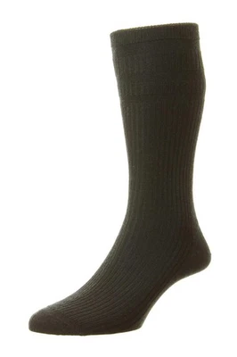HJ HALL HJ Herren Original Wool Rich Softop Socken in 4 Farboptionen, 6-13