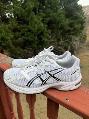 ASICS 1130 белый черный мужские туфли размер 11,5 работает ходьба слегка б/у - Изображение 1 из 4