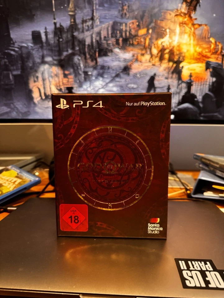 God of War Edição Limitada PS4 PlayStation 4 Steelbook Quadrinhos Muito Bom Estado - Imagem 1 de 2