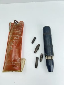Vtg Craftsman Hand Impact Tool Set 947634 w/ Pouch, 4 Bits - Picture 1 of 8