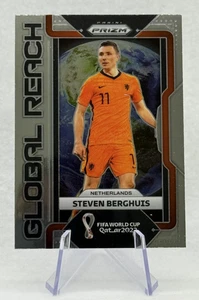 Steven Berghuis 2022 Panini Prizm FIFA World Cup Global Reach #4 Netherlands - Picture 1 of 2