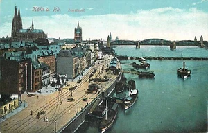 AK - Köln am Rhein - Leystapel - Kölner Dom - Dombrücke - Bild 1 von 2