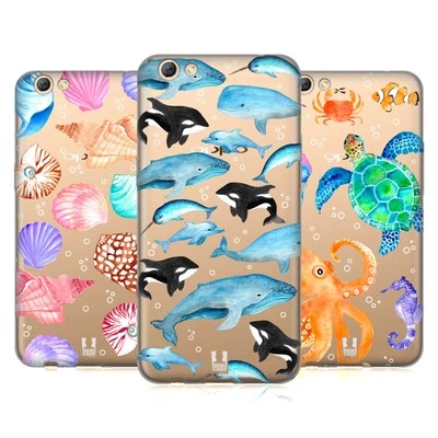HEAD CASE DESIGNS WATERCOLOURED SEA LIFE SOFT GEL CASE FOR OPPO PHONES - Image 1 of 4