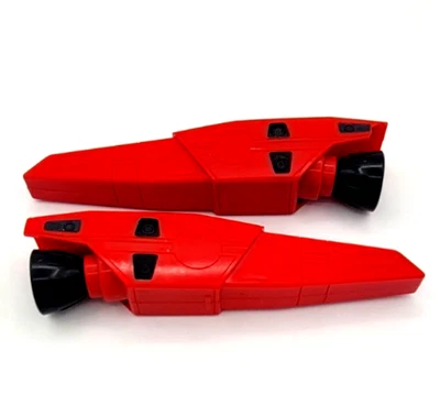 ORIGINAL G1 Transformers JETFIRE R+L TURBO THRUSTER + BACK GUARD armor parts lot - Image 1 of 2