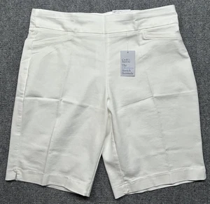 Croft & Barrow Shorts Womens 16 Regular Effortless Stretch Bermuda Mid Rise New - Picture 1 of 14