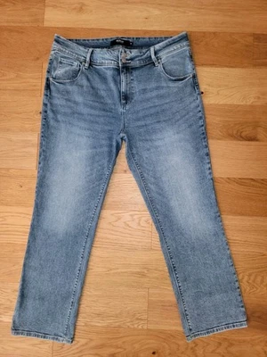 Pantalones de mezclilla Hudson para mujer talla 14 azul pierna recta tiro medio elásticos lavado claro Foto 1 de 4