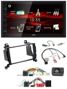 JVC USB Bluetooth Lenkrad DAB 2DIN Autoradio für Hyundai Santa Fe 2010-2012 - Bild 1 von 11