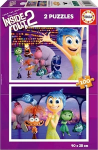 NEW Educa Jigsaw Puzzle 2 x 100 Pieces Kids 20100 Inside Out 2 - Imagen 1 de 3