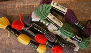 DMC Laine Colbert Wool Yarn Needlepoint Crewel Embroidery Choose Color 20+ - Picture 1 of 20
