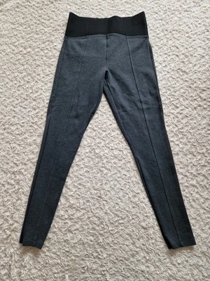 Leggings M&S Damas Calidad Esculpidos y Levantados Cintura Alta ~ Gris Negro ~ UK8 Regular ~ Nuevos con Etiquetas Foto 1 de 4