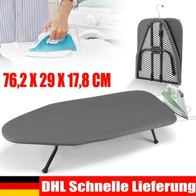Bügelbrett Bügeltisch Bügelhilfe Dampfbügelbrett Bügelständer Bügelstation grau - Bild 1 von 4