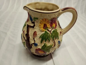 Jarrón de madera Tony árbol indio pintado a mano multicolor 18 cm de alto - Imagen 1 de 11