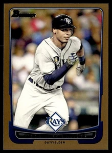 2012 Bowman Gold Desmond Jennings Tampa Bay Rays #136 - Picture 1 of 2