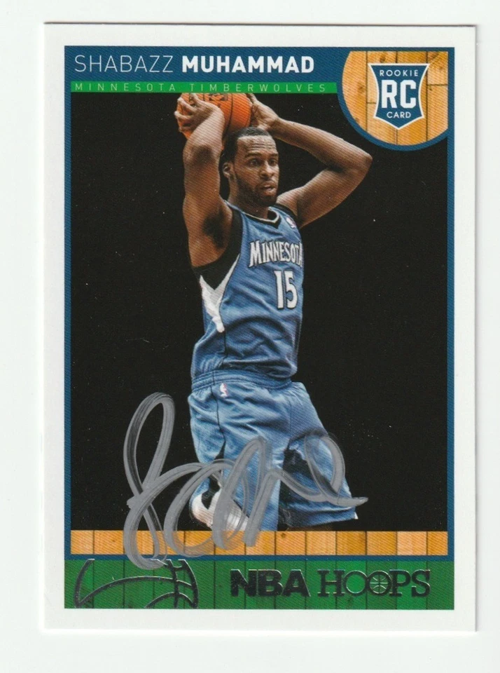 Shabazz Muhammad Signed 2013-14 Panini NBA Hoops Card #274 Auto Timberwolves COA - Image 1 of 1