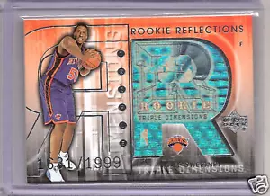 03-04 Triple Dimensions Mike Sweetney Rookie Reflections Knicks RC #1631/1999 - Picture 1 of 2
