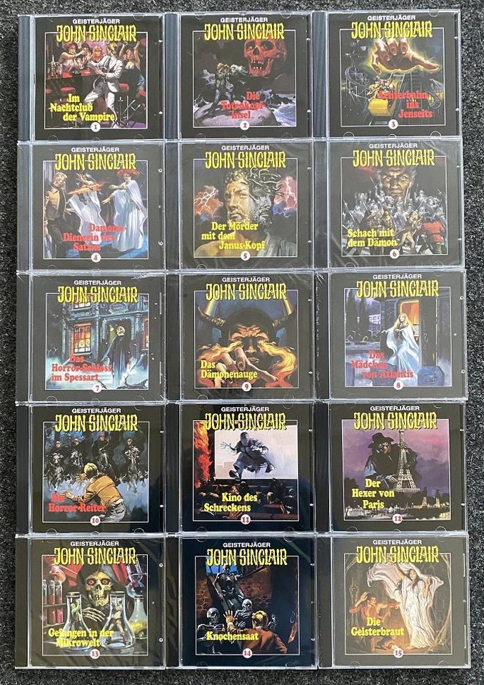 John Sinclair Starterpaket Folge 1 - 15 im Paket / 15 CD NEU - Bild 1 von 2