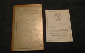 1938 Atonement and "The Atonement" by John Bergen 1st Ed. Free Shipping - Picture 1 of 4