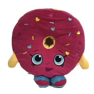 Shopkins Grande 15" Juguete Peluche Almohada Juguete EE. UU. Artículo Único Donut Relleno - Imagen 1 de 5