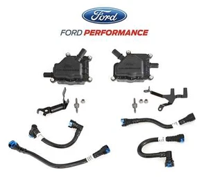 2024-2025 Mustang GT 5.0 Dark Horse M-6766-A50D LH RH Engine Oil Air Separators - Picture 1 of 6