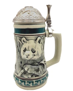 Giant Panda Endangered Species Mini Stein with Box Vintage Avon Ceramarte Brazil - Picture 1 of 12
