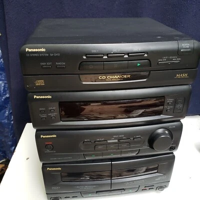 Panasonic SA-CH72 AM/FM. 3CD'S.  Dual Cassette. Deck. - Image 1 of 4