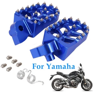 CNC Foot Pegs Footrests For Yamaha YZ65 YZ85 YZ125 YZ250 YZ450 WR250F WR450F AU - Picture 1 of 11