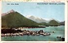 Postcard Aerial View Sitka Alaska Ak Qsl W7jit/Kl7 Lt. A.T. Vann Usn 1946  10154