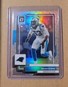 2022 Donruss Optic Brian Burns Fire Emoji SSP 🔥🔥🔥 - Bild 1 von 2