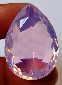 AAA+ 77.35 Ct. Large Ethiopian Natural Orange Fire Opal Pear Cut Loose Gemstone - Picture 1 of 7