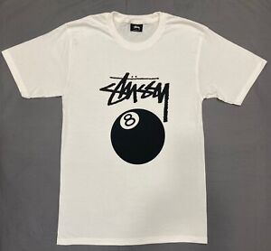 New Stussy 8 Ball T-Shirt Mens Size S Tee