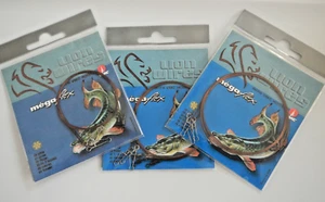 LION WIRES - FROM FRANCE- 3 PACKS - MEGA-FLEX - 22 lbs - FISHING - VMC HOOKS - Picture 1 of 11