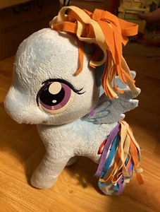 My Little Pony Rainbow Dash Plush Hasbro 11'' Stuffed Animal Blue 2013 - Picture 1 of 7