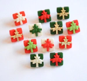 Santa's Gifts / Christmas Package Shank Craft Buttons / Buttons Galore Christmas - Picture 1 of 2