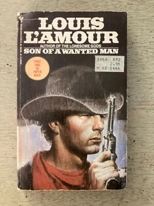 Vintage Paperback Son of a Wanted Man by Louis L'Amour Bantam Books 1984 - Picture 1 of 2